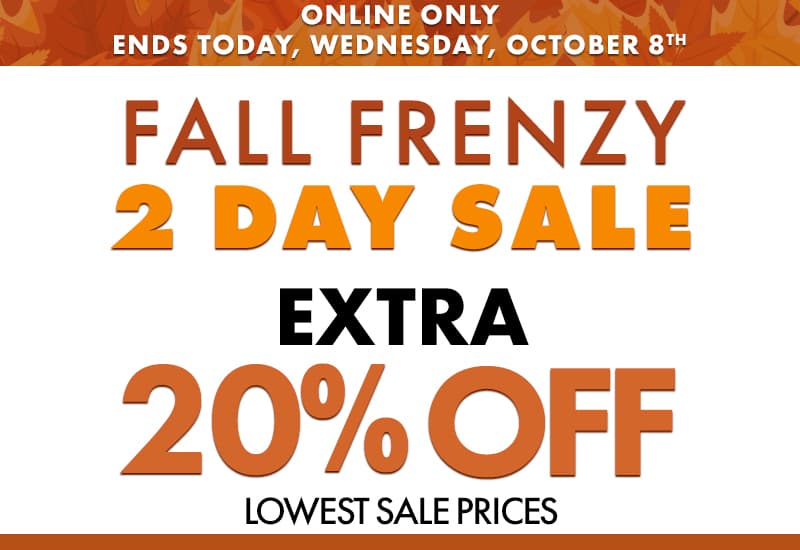 Fall Frenzy Event!