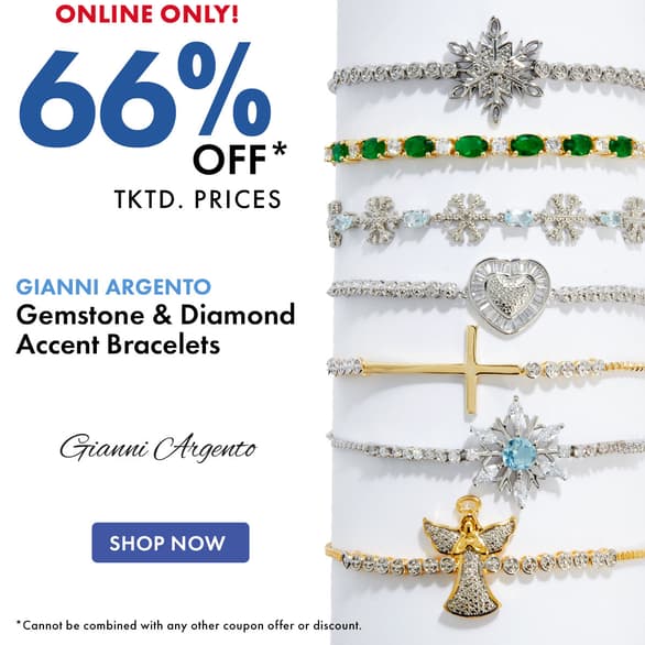 66% Off Ticked Prices Gianni Argento Gemstone & Diamond Bracelets 