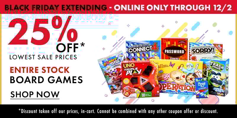 25% off Board Games