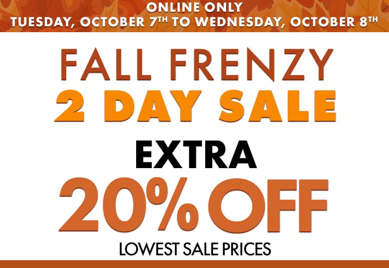 Fall Frenzy Event!