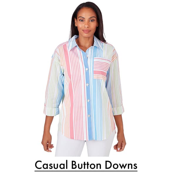 Alfred Dunner Womens Petite Clip Dot Short Sleeve Shirt, Blush Multi,  Medium Petite : : Clothing, Shoes & Accessories