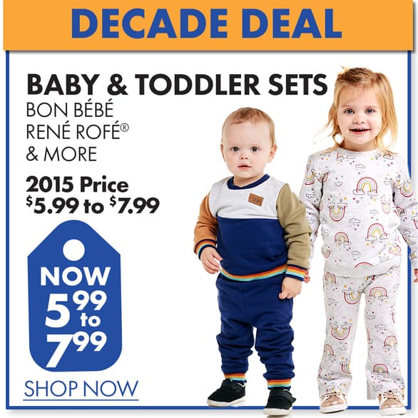 Baby & Toddler Sets Under $8