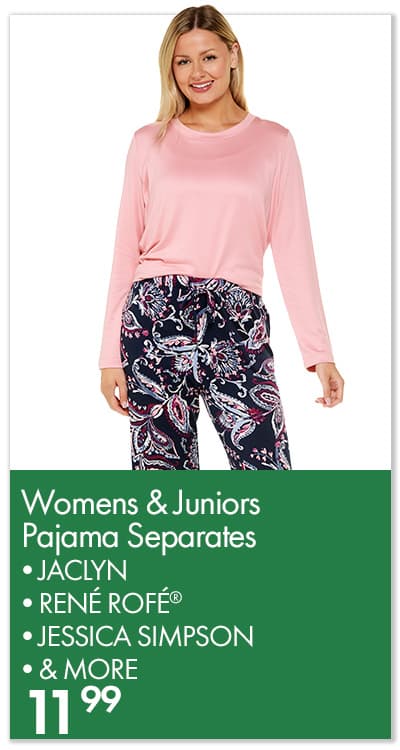 Womens Pajama Separates