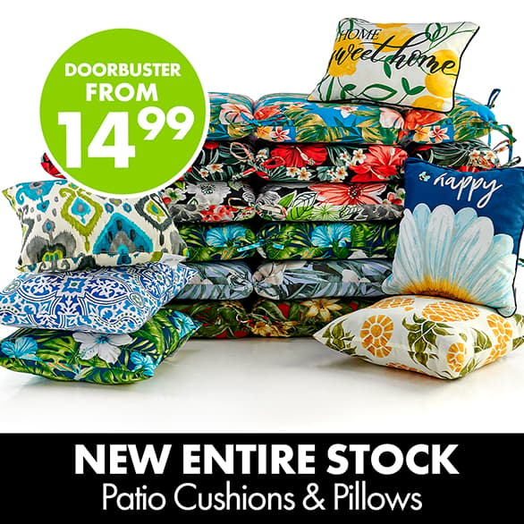 Patio Cushions & Pillows