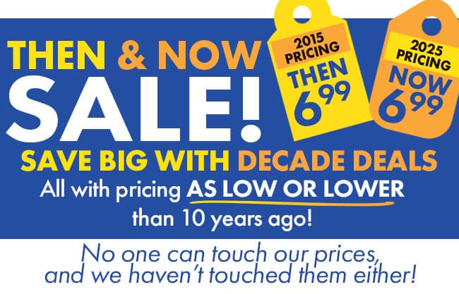 Then & Now Sale