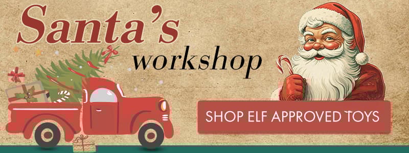 Santa's Workshop
Shop Elf Approved Toys