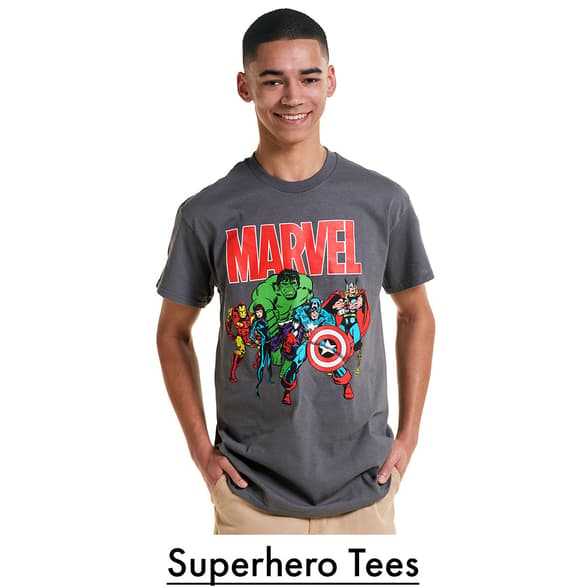 Shop Superhero Tees 