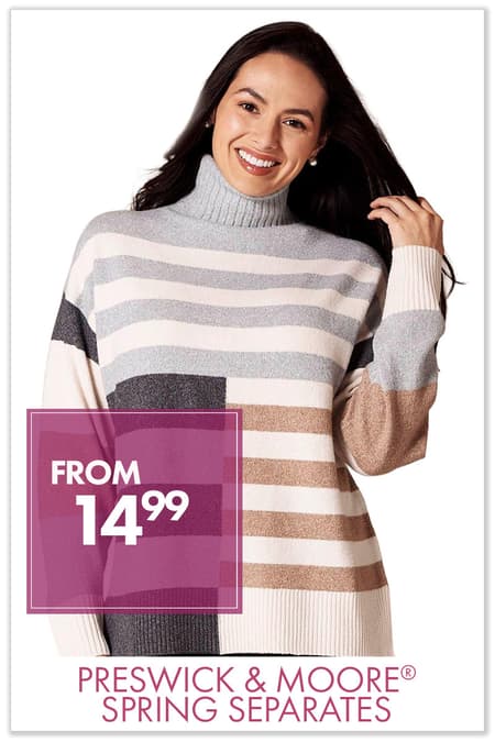 Womens PRESWICK & MOORE® Spring Separates 