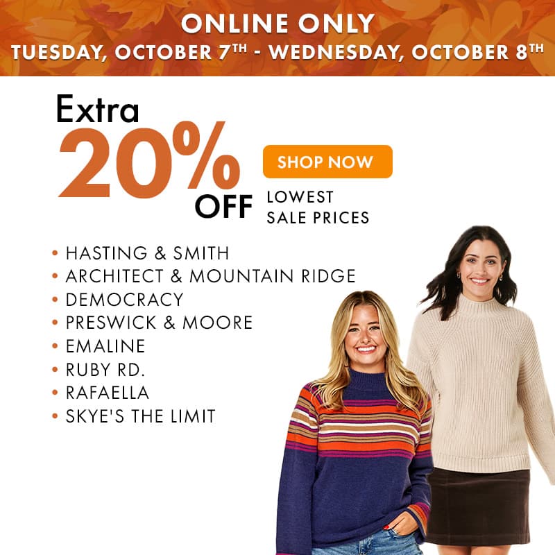Extra 20% Off Huge Selection Womens clothing