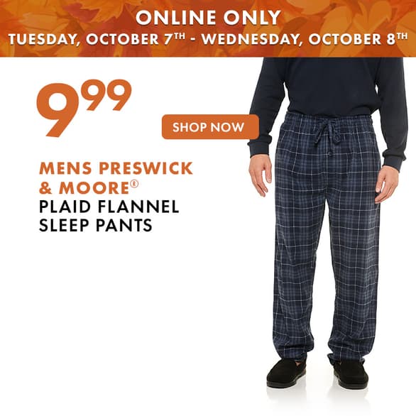 Mens Preswick & Moore Sleep pants $9.99