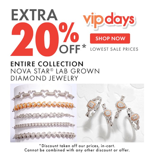 Extra 20% off Nova Star Jewelry