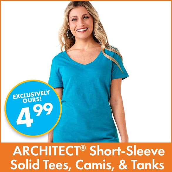 $4.99 Womens Architect Tees