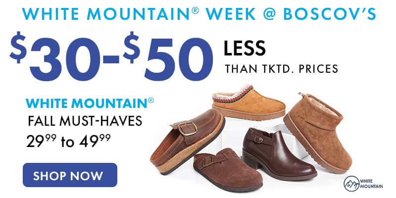 White Mountain Shoe Week