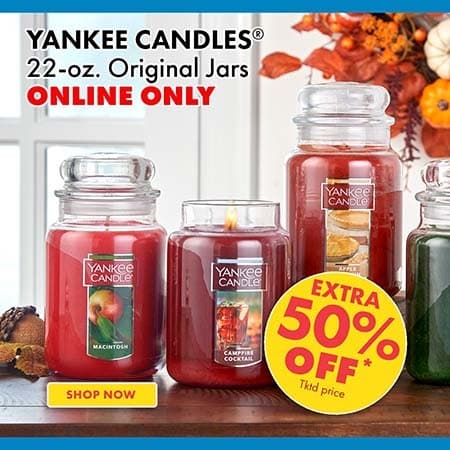 Extra 50% Off Select Yankee Candle