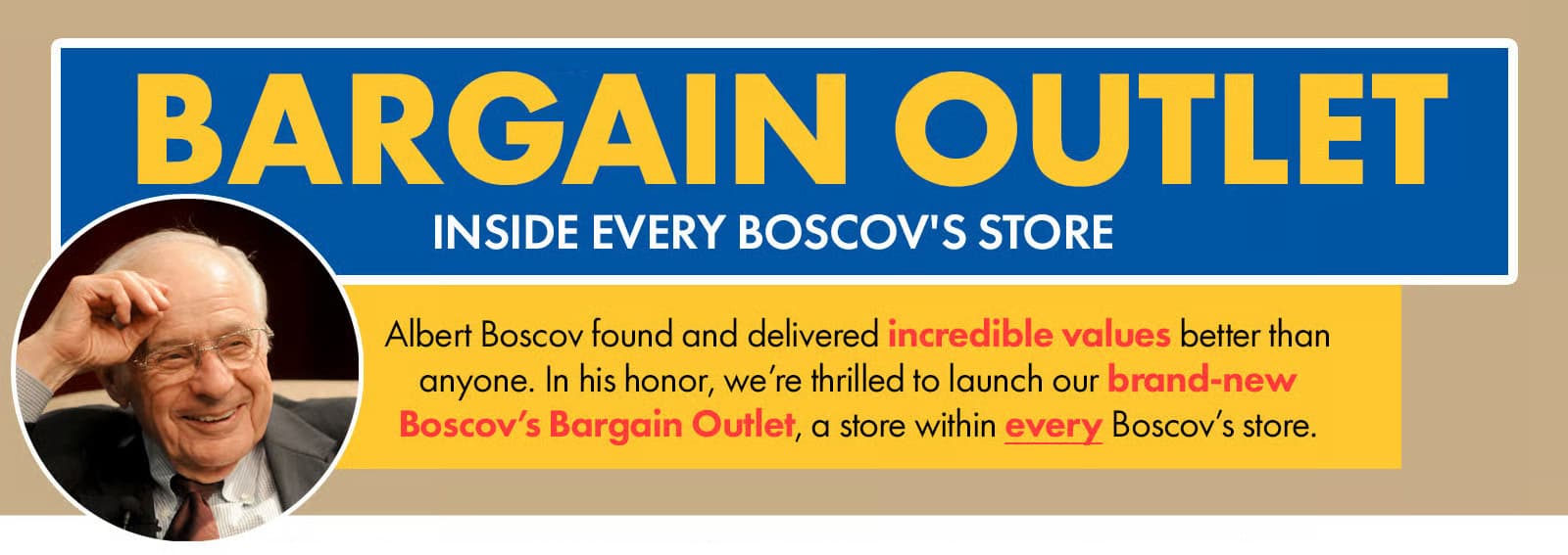 NEW Bargain Outlet