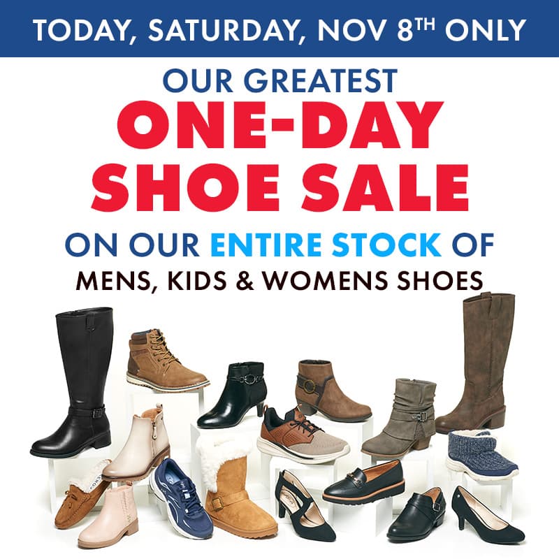 Biggest shoe sale