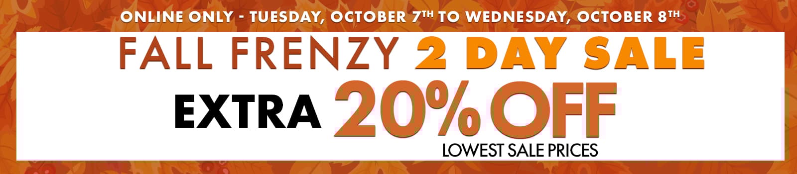 Fall Frenzy 2 Day Event