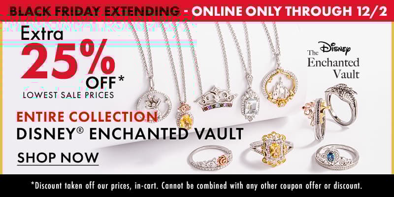 Extra 25% off Disney Enchanted Jewelry