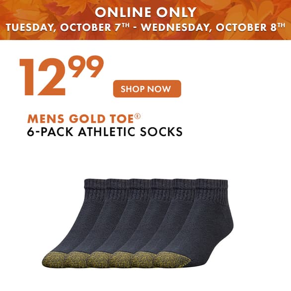Mens Goldtoe Socks $12.99 