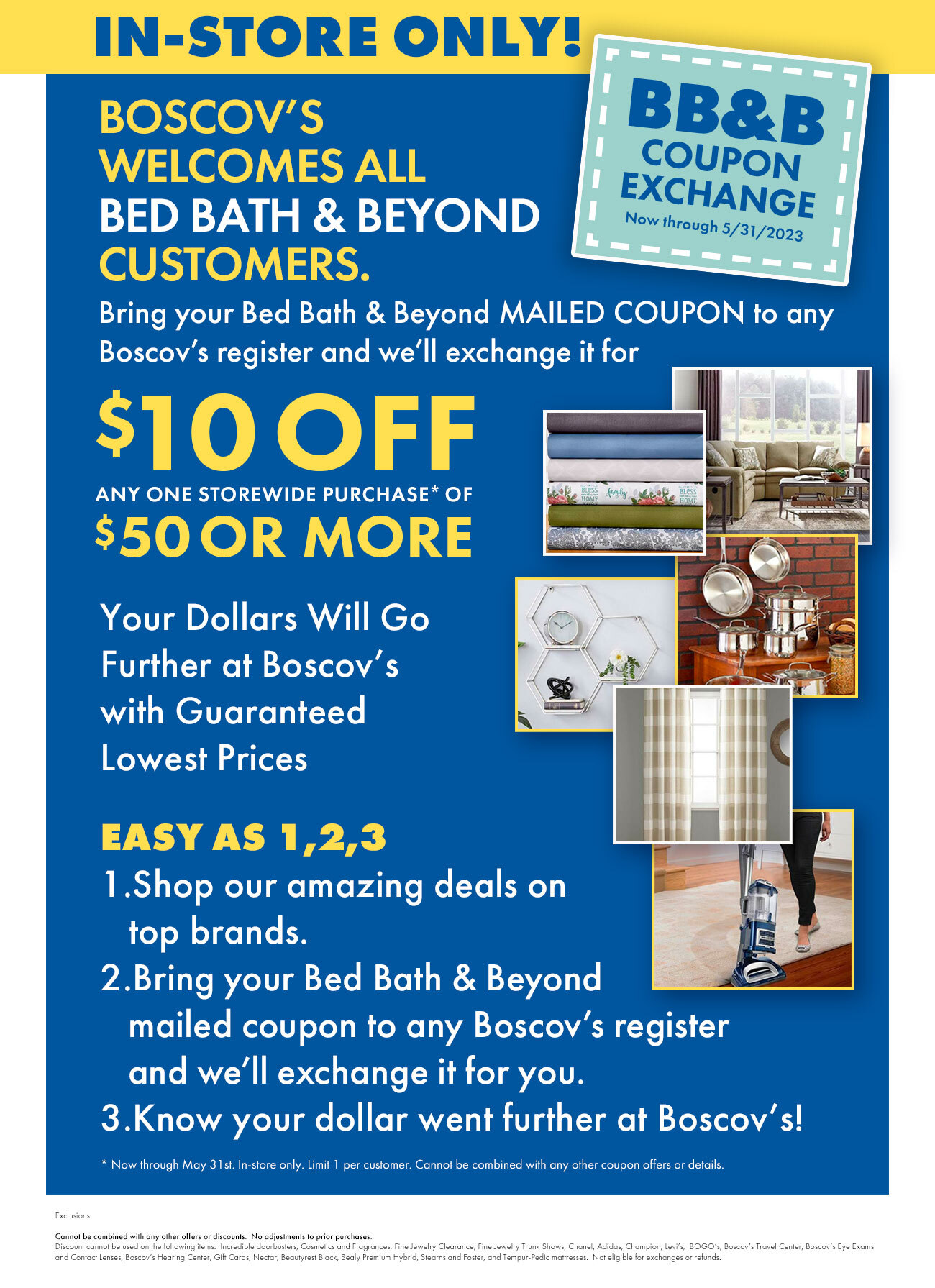 Coupon Exchange Details Boscov's