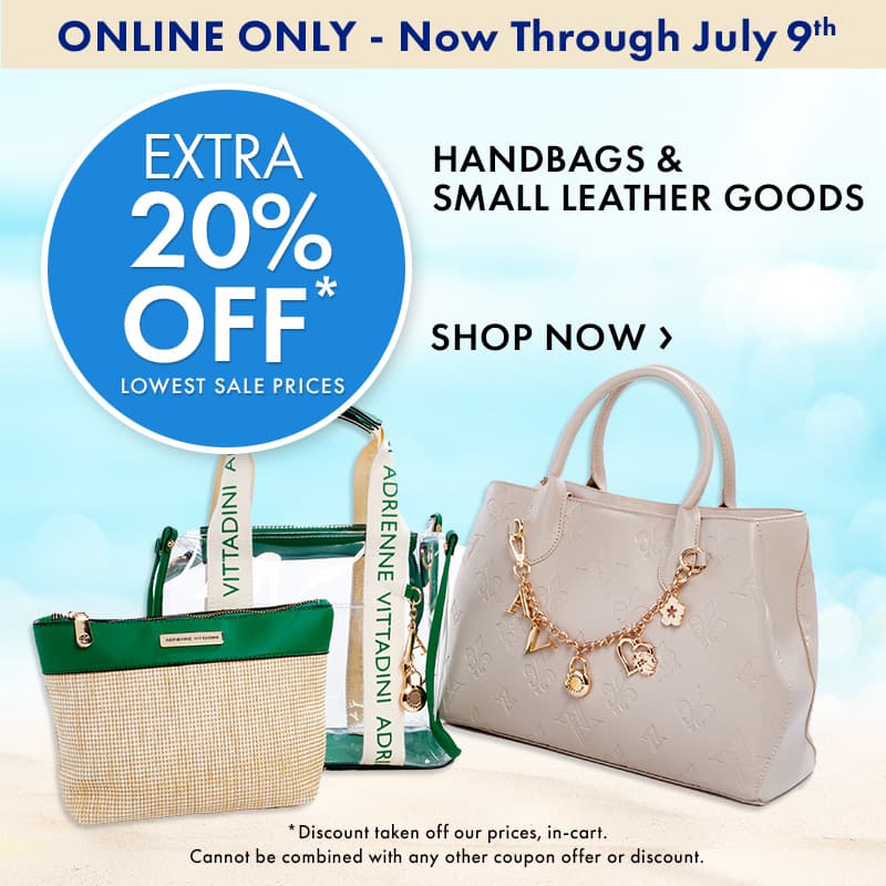 Extra 20% off Handbags & Small Leather Goods