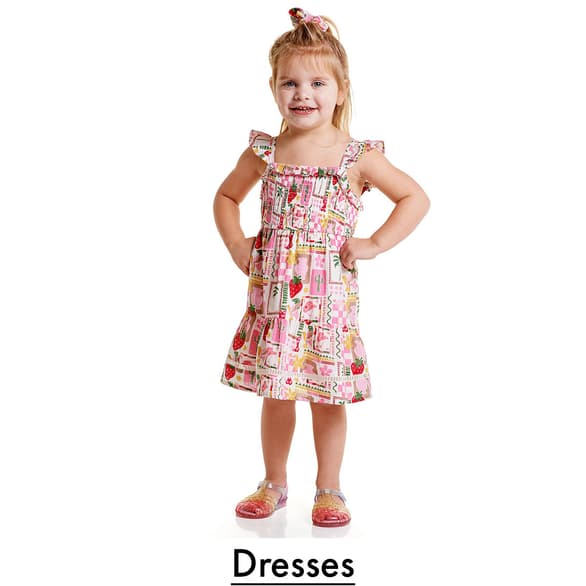 slim fit dress slacks Blue Floral Fall Girls Smocked Dress main image 1