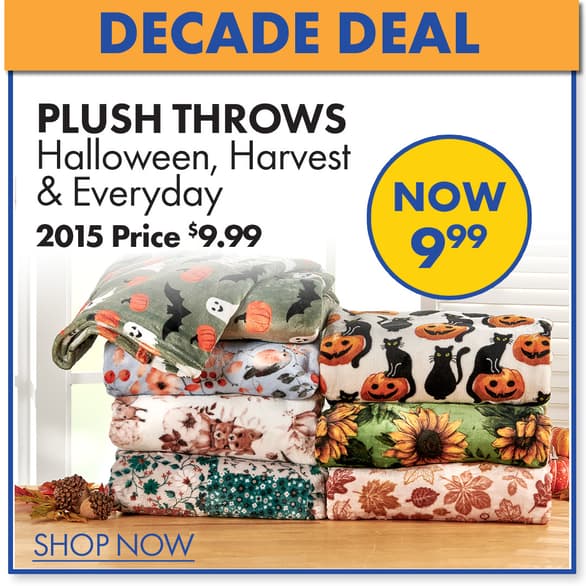 Halloween, Harvest & Everyday Throws
