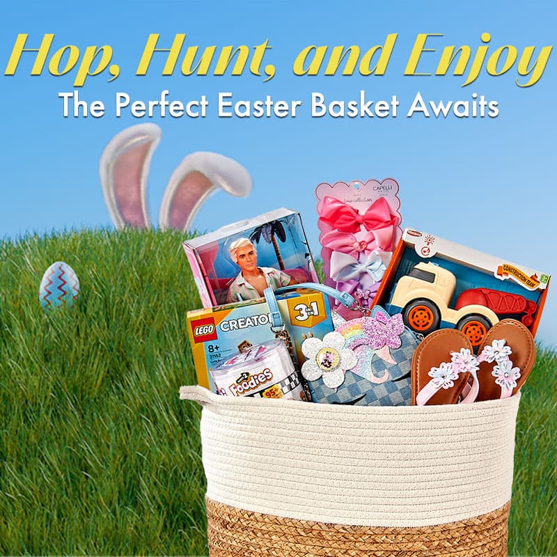 Hop, Hunt, and Enjoy
The Perfect Easter Basket Awaits