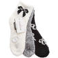 Womens Cuddl Duds(R) 3Pk Bow Midi Cozies Socks - image 1