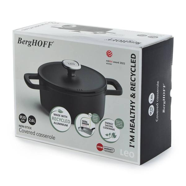 BergHOFF Phantom Nonstick 2.7qt. Ceramic Covered Stockpot
