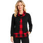 Petites Ali Miles Long Sleeve Buffalo Plaid Cowl Neck And Inset - image 1