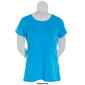 Juniors Plus Aveto Short Sleeve Crew Neck Basic Top - image 5