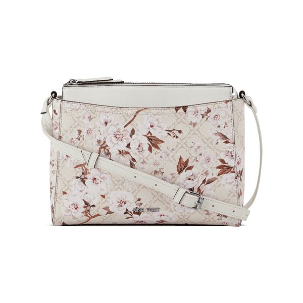 Nine West Bowie Tz Crossbody Logo Floral $50 - image 