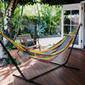 Northlight Seasonal 72in. Striped Cotton Double Brazilian Hammock - image 4