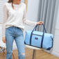 Badgley Mischka Barbara XL Canvas Tote Weekender Travel Bag - image 10