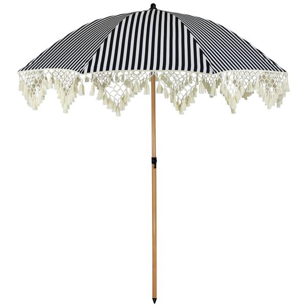 Northlight Seasonal 6.5ft. Striped Outdoor Tilt Market Umbrella - image 