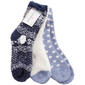 Womens Cuddl(R)  Duds 3Pk Nordic Dots Cozies Socks - image 1