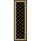 Tayse Sensation Orleans Traditional Runner - Black - image 1
