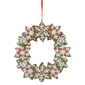 Northlight 4.5in. Gingerbread Snowflake Wreath Christmas Ornament - image 1
