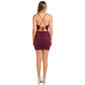 Juniors Jump Glitter Open Back Ruch Sheath Dress - image 3