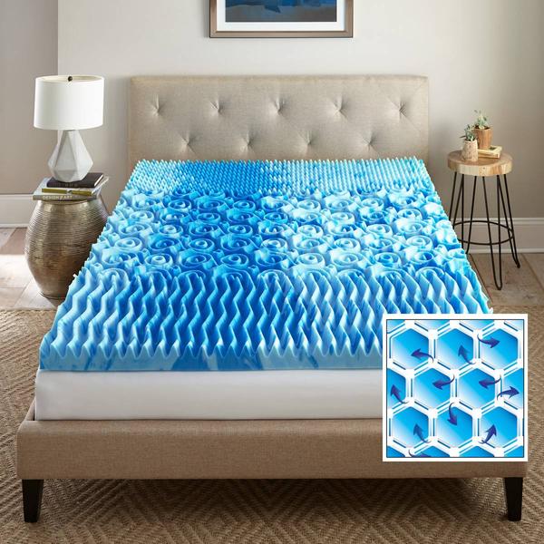 Henredon 3in. Gellux Memory Foam Mattress Topper