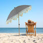 Northlight Seasonal 6.5ft. Striped Outdoor Tilt Market Umbrella - image 2