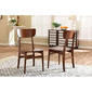 Baxton Studio Netherlands Wood Dining Set of 2 Side Chairs - image 1