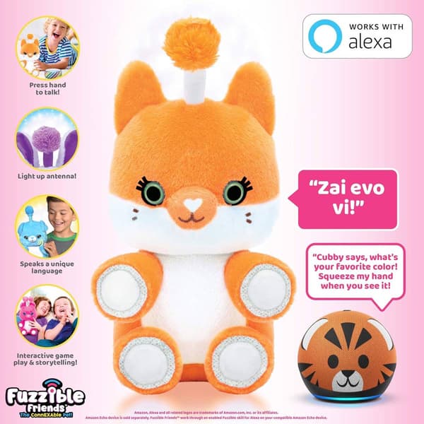 Fuzzible Friends Cubby the Fox - image 