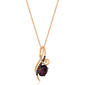 Le Vian Chocolatier(R) Raspberry Rhodolite(R) & Diamond Pendant - image 1