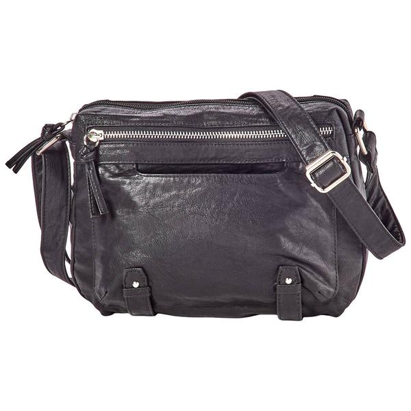 Bueno Vintage Parchment Zip Crossbody - image 