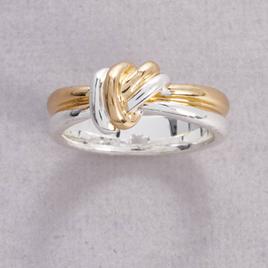Ashley Cooper(tm) Two-Tone Knot Ring