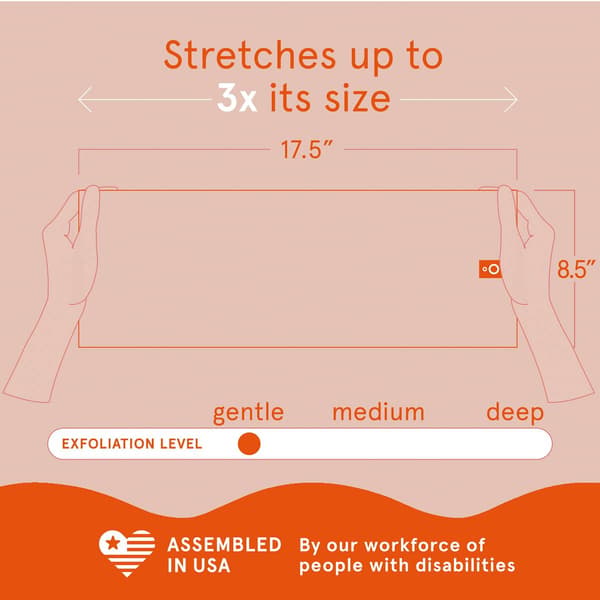 Cleanlogic Exfoliating Stretch Cloth for Sensitive Skin