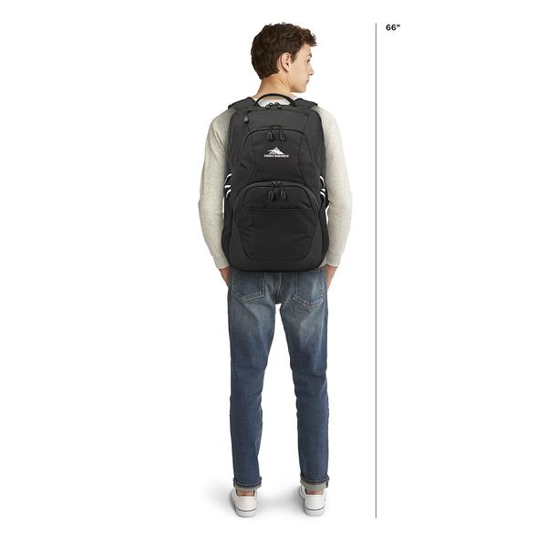 High Sierra® Black Swoop Backpack