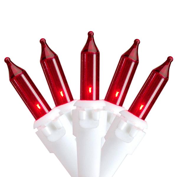 Northlight Seasonal 10ft. Red Christmas Lights - White Wire